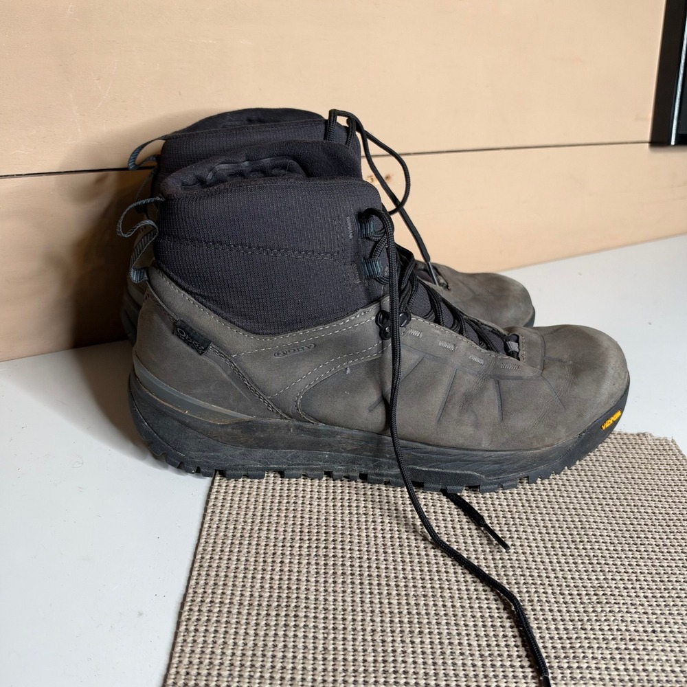 Oboz Bangtail Mid Insulated B-DRY Waterproof Winter Hiking Boots Mens 11.5 Grey